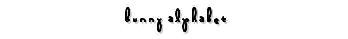 Bunny Alphabet font